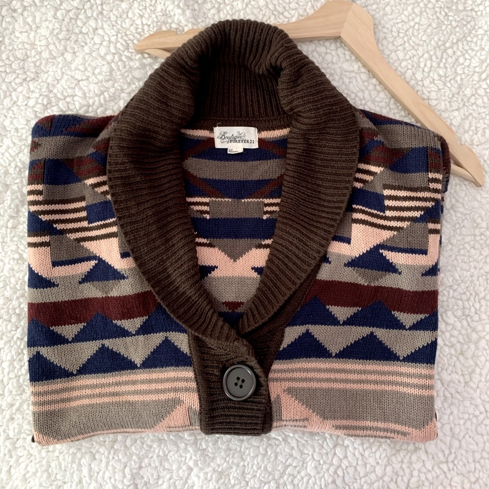 Warm ♨️ Pattern Cardigan || Forever 21